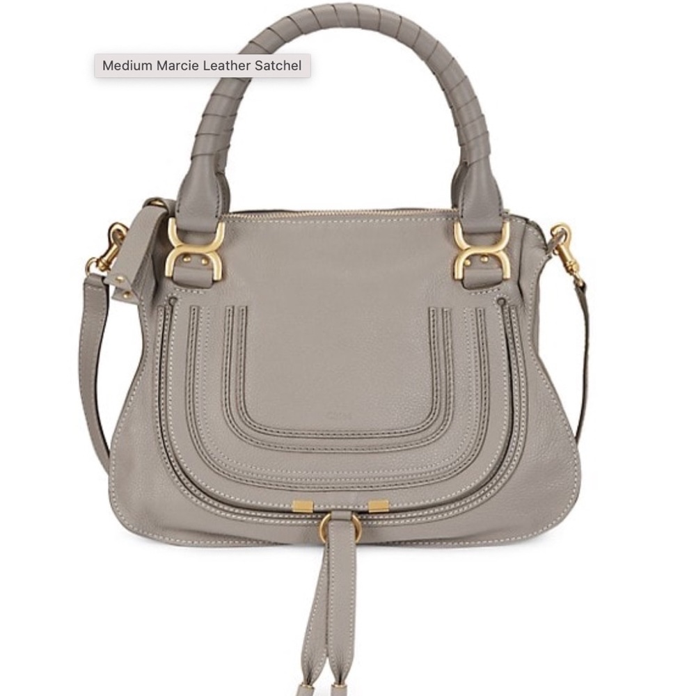 Authentic Chloe Medium Marcie Leather Satchel